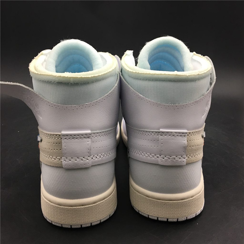 OFF-WHITE x Air Jordan 1 White AQ0818-100